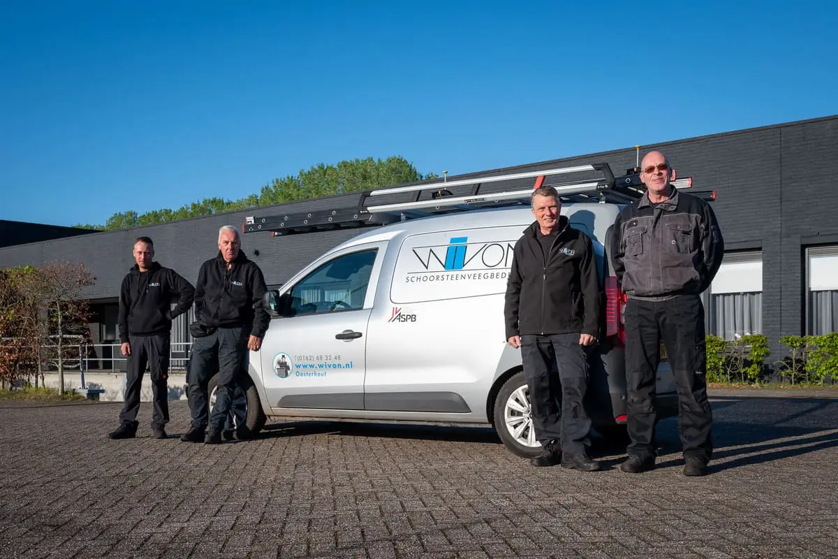 Schoorsteenveger in Waalwijk